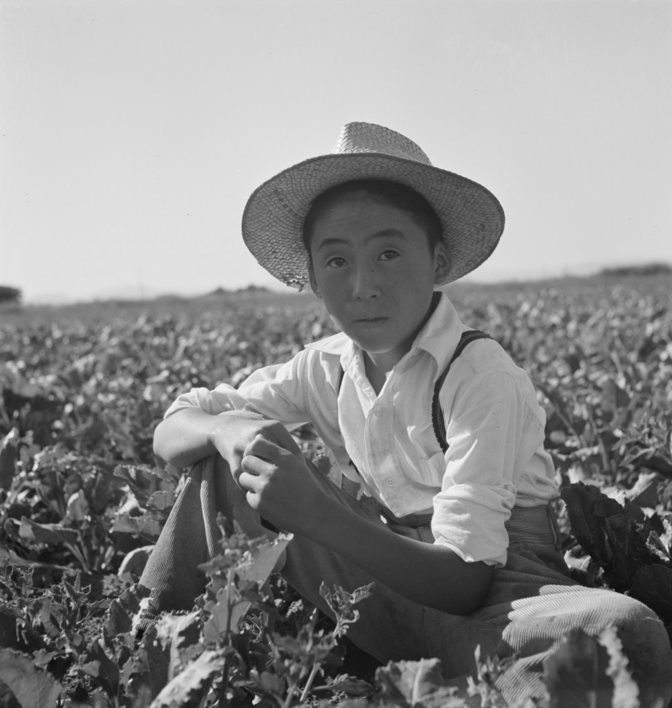 Mathias Uchiyama in Malheur County, Oregon, 1942. Library of Congress, Prints & Photographs Division, FSA-OWI Collection, LC-USF34-073712-E.  